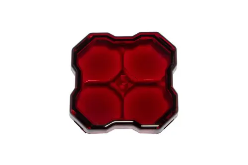 Exclusive Diode Dynamics Stage Series Rock Lights - Red Clear Lens