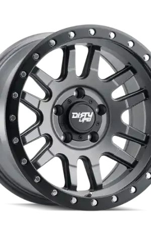 Dirty Life 9309 Canyon Pro 17x9 / 6x135 BP/0mm Offset/87.1mm Hub Satin Graphite Wheel - Beadlock Buy Online