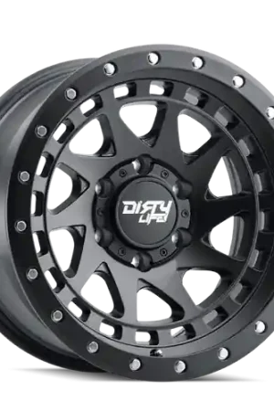 Hassle-Free Returns Dirty Life 9311 Enigma Pro 17x9 / 6x135 BP/-12mm Offset/87.1mm Hub Matte Black Wheel - Beadlock