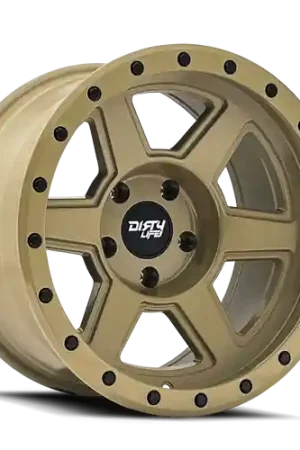 Dirty Life 9315 Compound 17x9 / 6x135 BP / -12mm Offset / 87.1mm Hub Desert Sand Wheel Shop Now