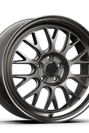 Handmade fifteen52 Holeshot RSR 18x8.5 5x108 42mm ET 63.4mm Center Bore Magnesium Grey w/ Gloss Lip