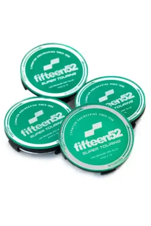 Fifteen52 Super Touring (Chicane/Podium) Center Cap Set of Four - Green/Chrome Buy Direct