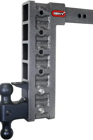 Fast Shipping Gen Y Mega Duty 2.5In Shank 15In Drop 21K Hitch w/ Dual-Ball / Pintle Lock / Stabilizer Kit