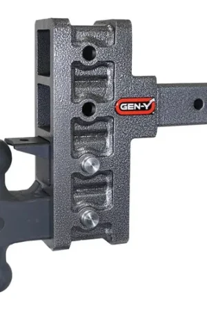 Gen Y Mega Duty 2.5In Shank 6In Offset Drop 32K Hitch w/ GH-0161 Dual-Ball w/ GH-0162 Pintle Lock Must Have