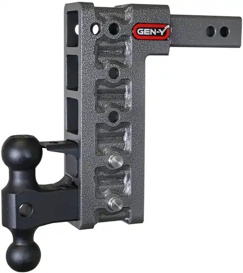 Buy Today Gen Y Mega Duty 2In Shank 10In Drop 2K TW 16K Hitch w/ GH-051 Dual-Ball w/ GH-032 Pintle Lock
