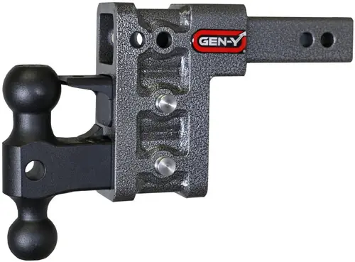 Editor’s Pick Gen Y Mega Duty 2In Shank 5In Drop 2K TW 16K Hitch w/ GH-051 Dual-Ball w/ GH-032 Pintle Lock