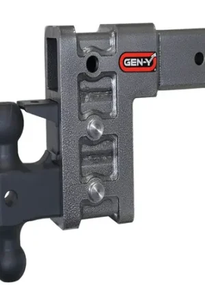 Latest Gen Y Mega Duty 3In Shank 6In Drop 3500 lb TW 32K Hitch w/ GH-0161 Dual-Ball w/ GH-0162 Pintle Lock