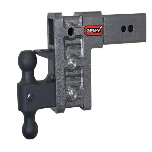 Latest Gen Y Mega Duty 3In Shank 6In Drop 3500 lb TW 32K Hitch w/ GH-0161 Dual-Ball w/ GH-0162 Pintle Lock