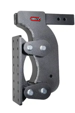 Gen Y The Boss Torsion Flex Pintle Plate 2.5In Shank 15In Drop 21K Hitch w/ GH-0100 Stabilizer Kit Today Only