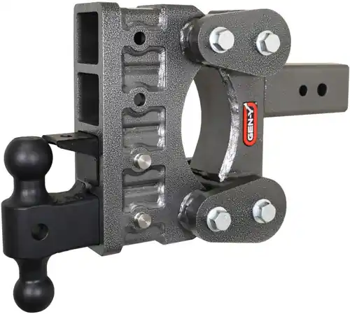 Price Drop Gen Y The Boss TorsionFlex 3In Shank 6In Drop 21K Hitch w/ GH-061 Dual-Ball w/ GH-062 Pintle Lock