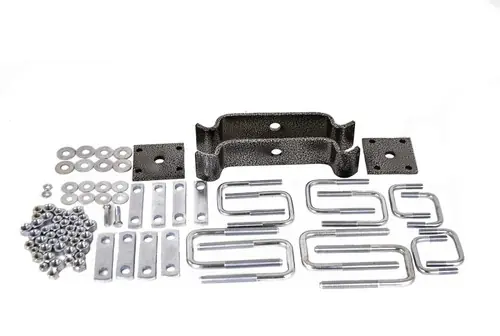 Premium Hellwig 07-10 Chevy Silv 3500HD Hardware Kit for Load Pro Multi Leaf 2500lb/3500lb Helper Springs