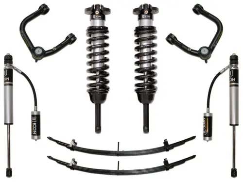 ICON 05-15 Toyota Tacoma 0-3.5in/2016+ Toyota Tacoma 0-2.75in Stg 3 Suspension System w/Tubular Uca Free Shipping