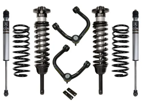 Warranty Included ICON 2010+ Toyota FJ/4Runner 0-3.5in Stage 2 Suspension System w/Tubular Uca