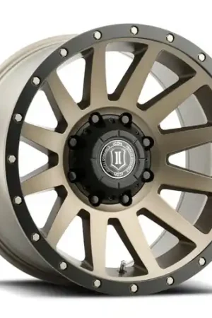 ICON Compression 20x10 8x180 -19mm Offset 4.75in BS 124.2mm Bore Bronze Wheel - 2020108947BR Seasonal Sale