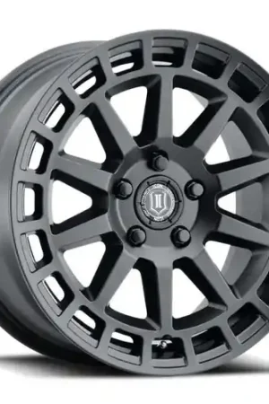 ICON Journey 17x8.5 5x108 38mm Offset 6in BS Satin Black Wheel - 7117803160SB Super Sale