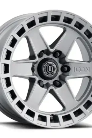 Deal ICON Raider 17x8.5 6x120 0mm Offset 4.75in BS Titanium Wheel - 3417859447TT
