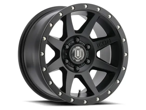 Wholesale ICON Rebound 17x8.5 5x150 25mm Offset 5.75in BS 110.1mm Bore Satin Black Wheel - 1817855557SB