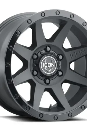 Super Sale ICON Rebound 17x8.5 6x135 6mm Offset 5in BS 87.1mm Bore Double Black Wheel