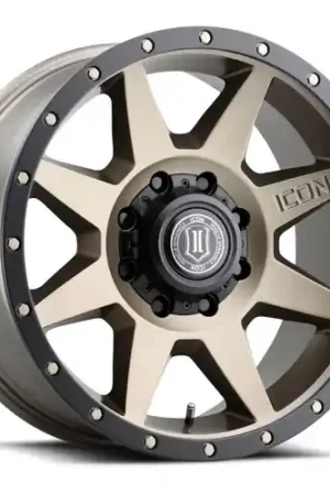 Popular ICON Rebound 20x9 8x180 12mm Offset 5.5in BS Bronze Wheel - 1820908955BR