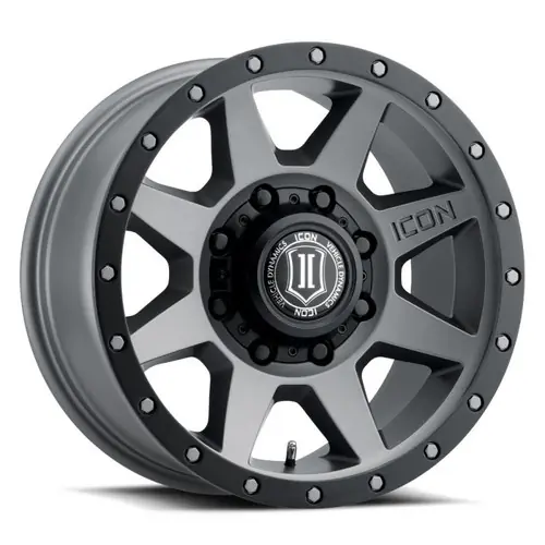ICON Rebound HD 18x9 8x170 6mm Offset 5.25in BS 125mm Bore Titanium Wheel - 1818908152TT Luxury