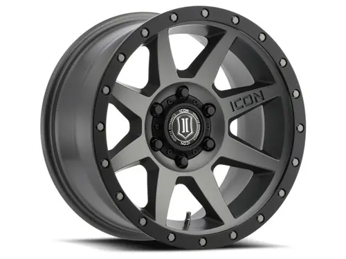 ICON Rebound Pro 17x8.5 5x150 25mm Offset 5.75in BS 110.1mm Bore Titanium Wheel - 21817855557TT Brand New