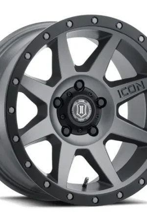 Direct From Manufacturer ICON Rebound Pro 17x8.5 5x4.5 0mm Offset 4.75in BS 71.5mm Bore Titanium Wheel - 21817856547TT