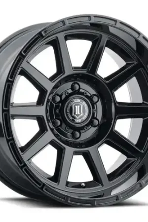 Limited Edition ICON Recoil 20x10 5x150 -24mm Offset 4.5in BS Gloss Black Wheel - 6220105545GB