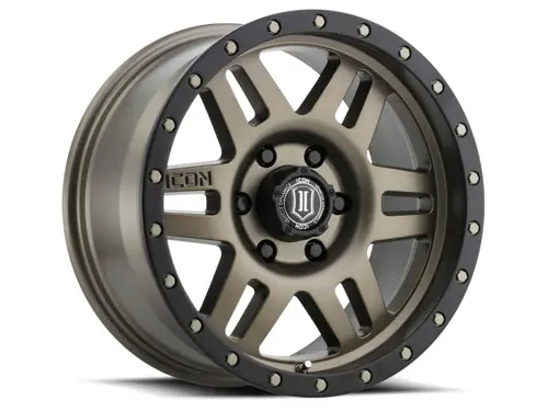 Modern ICON Six Speed 17x8.5 5x150 25mm Offset 5.75in BS 116.5mm Bore Bronze Wheel - 1417855557BR