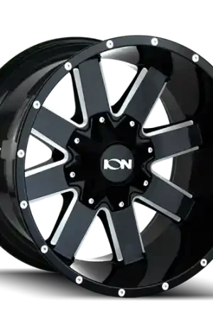 Seasonal Sale ION Type 141 20x9 / 5x127 BP / 18mm Offset / 87mm Hub Gloss Black Milled Wheel