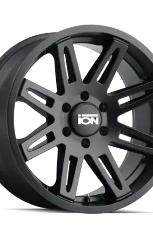 Fast Shipping ION Type 142 18x9 / 8x165.1 BP / 0mm Offset / 130.8mm Hub Matte Black Wheel