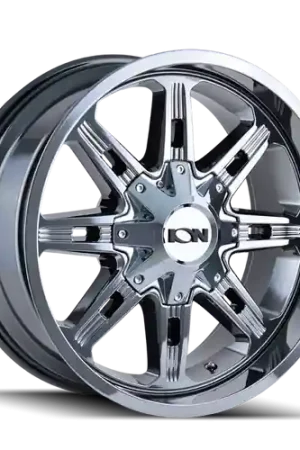 Best Seller ION Type 184 20x9 / 5x139.7 BP / 0mm Offset / 110mm Hub Chrome Wheel