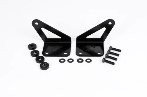 KC HiLiTES 07-18 Jeep JK Hood Mount Bracket Set for 30in. C30 C-Series LED Light Bars - Black - 7324 Seasonal Sale