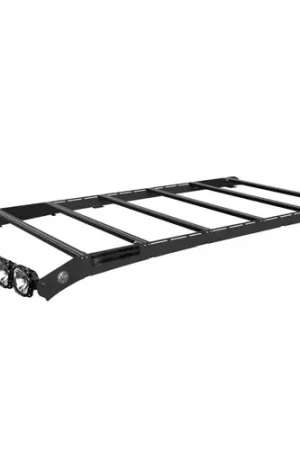 Special Discount KC HiLiTES 10-19 Toyota 4Runner M-RACK KIT - 50" Pro6 Light Bar Roof Rack - Side Blackout Plates - 92194