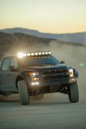 KC HiLiTES 17-18 Ford Raptor 57in. Pro6 Gravity LED 9-Light 180w Combo Beam Overhead Light Bar Sys - 91333 Weekend Sale