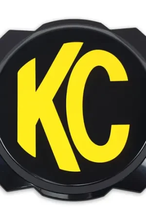 KC HiLiTES 6in. Hard Cover for Gravity Pro6 LED Lights (Single) - Black w/Yellow KC Logo - 5111 Seasonal Sale