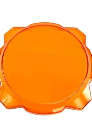 KC HiLiTES 6in. Hard Shield/Cover for Gravity Pro6 LED Lights (Single) - Amber - 5112 In Demand