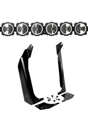 Flash Sale KC HiLiTES 97-06 Jeep TJ Pro6 Gravity LED 8-LT Overhead Sys Light Bars - 91337