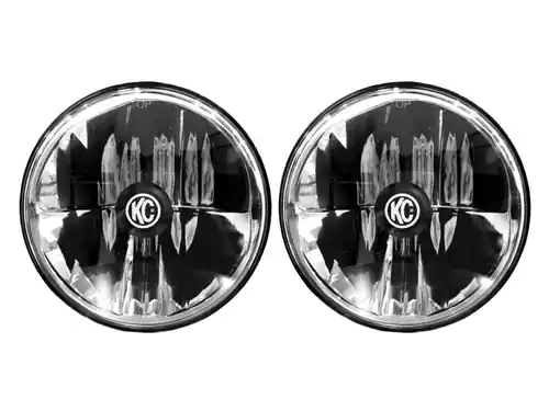 Limited Edition KC HiLiTES 97-06 Jeep TJ/Univ. 7in. Gravity LED H4 DOT Approved Replac. Headlight (Pair Pack System) - 42361
