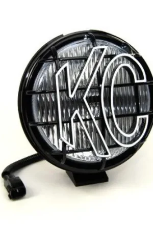 KC HiLiTES Apollo Pro 97-04 Jeep TJ Replacement 6in. Halogen Fog Light 55w (Single) - Black - 1134 Big Sale