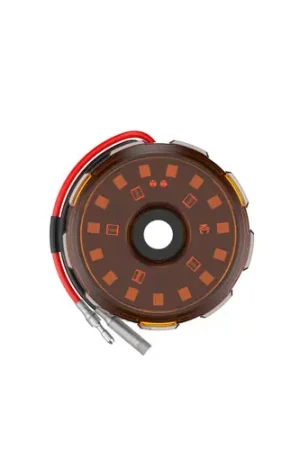 Shop Now KC HiLiTES Cyclone V2 2in. LED Accessory Light 5w Flood Beam (Single) - Amber Lens - 1360