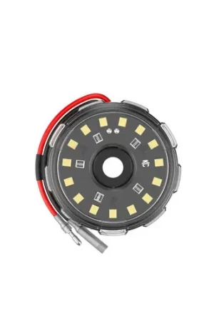 KC HiLiTES Cyclone V2 2in. LED Accessory Light 5w Flood Beam (Single) - Clear Lens - 1358 Certified