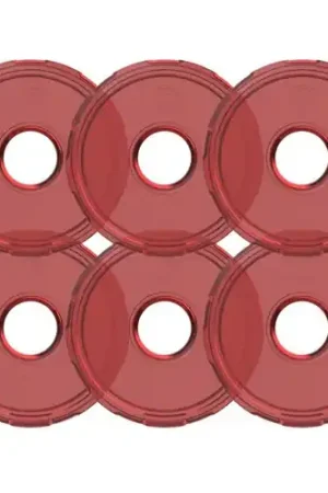 Must Have KC HiLiTES Cyclone V2 LED - Replacement Lens - Red - 6-PK - 4413