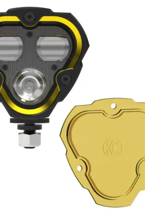 KC HiLiTES FLEX ERA 3 Dual Mode SAE Fog Light - Single Light Master Kit (w/Clear + Yellow Lens) Warranty Included