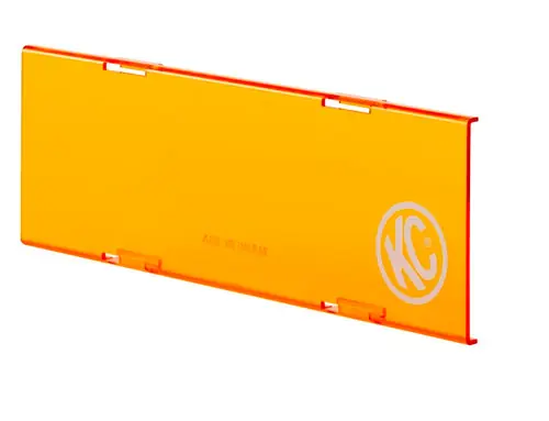 Hassle-Free Returns KC HiLiTES Shield for 10in. C-Series LED Light Bar (Single) - Amber - 72021