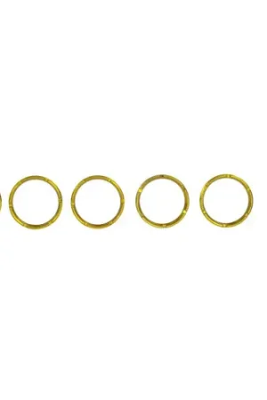 KC HiLiTES FLEX Series Colored Bezel Rings (5 pack) - Gold - 30562 Exclusive
