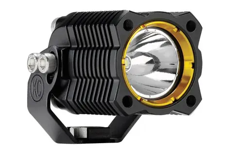 One Day Deal KC HiLiTES FLEX Single LED Light 10w Spread Beam (Pair Pack System) - Black - 269