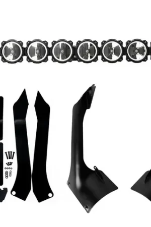 Original KC HiLiTES Jeep JL/JT 50in. Pro6 Gravity LED 8-Light 160w Combo Beam Overhead Light Bar System - 91336