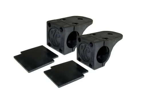 KC HiLiTES Universal Tube Clamp Light Mount Bracket Set / 1.25in. to 1.5in. Bar (Pair) - 73011 Today Only