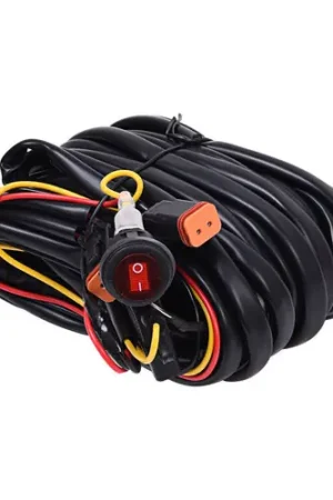 Free Shipping KC HiLiTES Wiring Harness for (2) Lights w/2-Pin Deutsch Connectors (110w Max Total) - 6308