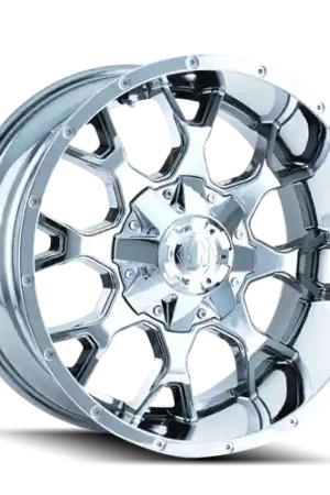 Mayhem 8015 Warrior 18x9 / 5x114.3 BP / 18mm Offset / 87mm Hub Chrome Wheel Time-Limited